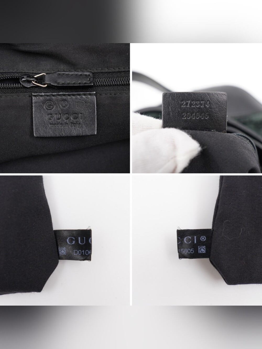 CI34 ❤️ Gucci Monogram Drawstring Shoulder Bag - Picture 7 of 12